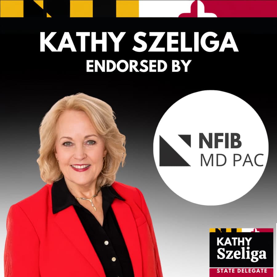 Kathy Szeliga endorsed by the NFIB Maryland PAC.